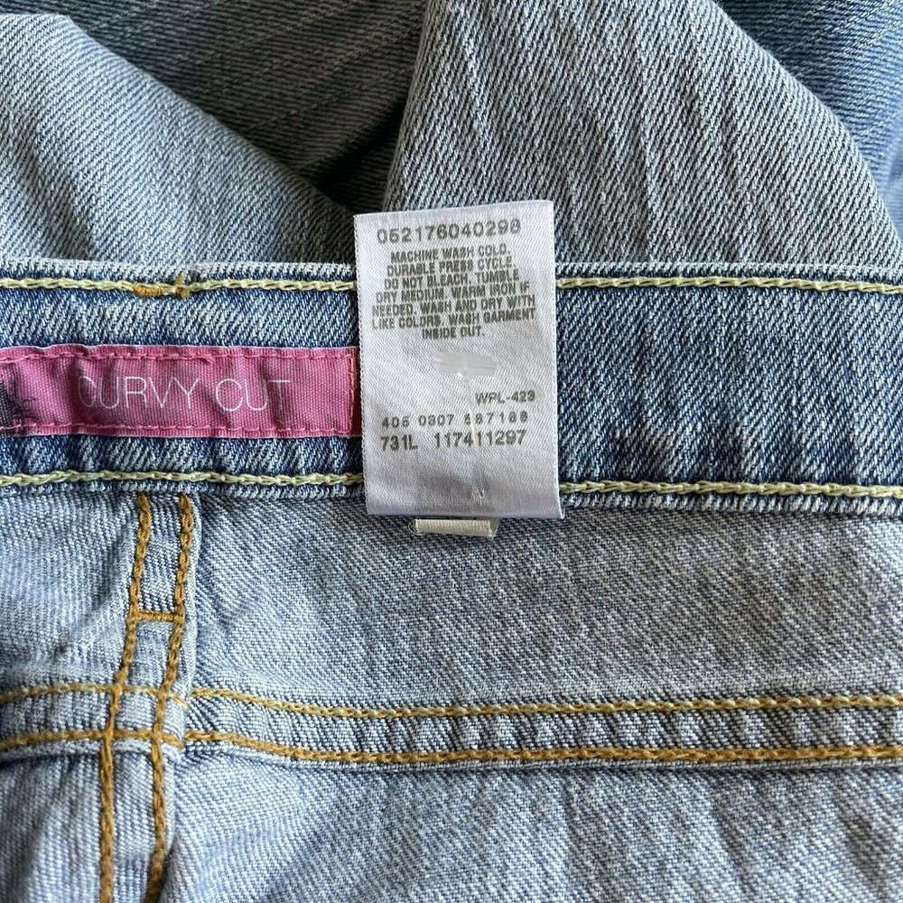 Levi's curvy Cut Denim Jeans Size 5 M Lik NW - Picture 11 of 11